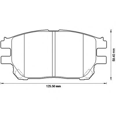 Тормозні колодки Jurid/Bendix 572554B