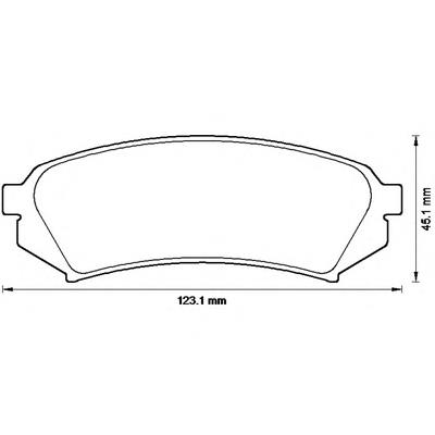 Задні гальмівні колодки Jurid/Bendix 572548B ціна, від 19.00 USD