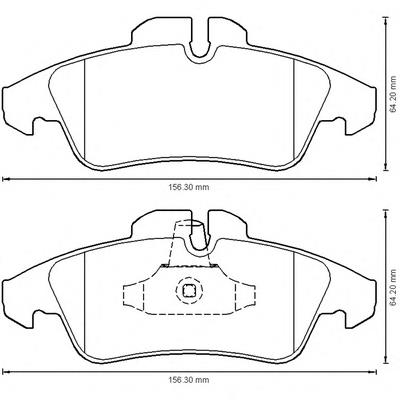 Гальмівні колодки Jurid/Bendix 573190B ціна, від 19.81 USD