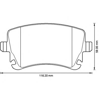 Купити 573220B Jurid/Bendix Задні колодки