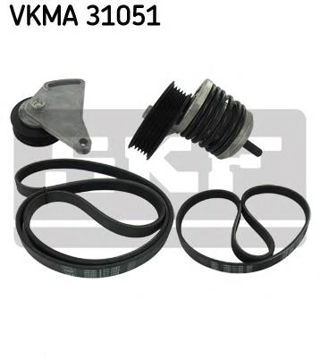 VKMA31051 SKF Ремінь приводний, агрегатів, комплект