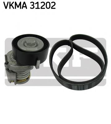 VKMA31202 SKF ремінь приводний, агрегатів, комплект