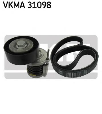 Ремінь приводний, агрегатів, комплект SKF VKMA31098 ціна, від 43.34 USD