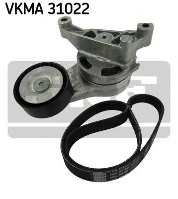 Ремінь приводний, агрегатів, комплект SKF VKMA31022 ціна, від 54.33 USD