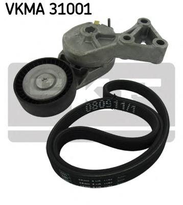VKMA31001 SKF Ремінь приводний, агрегатів, комплект