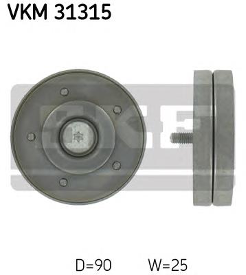 Ролик приводного ременя, паразитний SKF VKM31315 ціна, від 14.14 USD