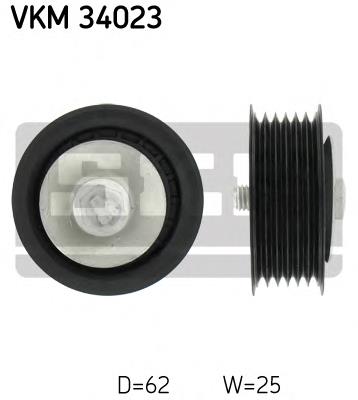 Ролик приводного ременя, паразитний SKF VKM34023 ціна, від 19.80 USD