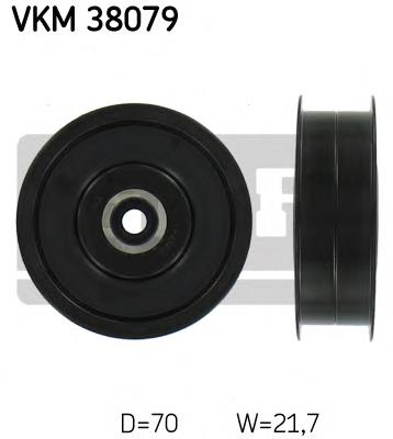 VKM38079 SKF ролик приводного ременя, паразитний