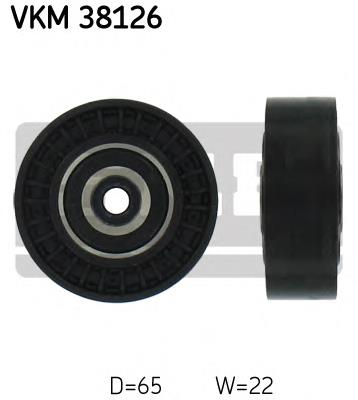 VKM38126 SKF Ролик приводного ременя, паразитний