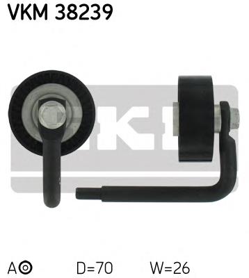 VKM38239 SKF Ролик натяжителя ременя агрегатів
