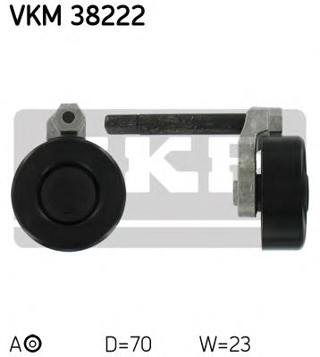 Натяжний ролик SKF VKM38222 ціна, від 13.95 USD