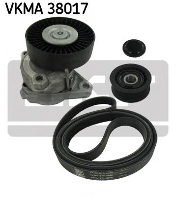 Купити VKMA38017 SKF Ремінь приводний, агрегатів, комплект