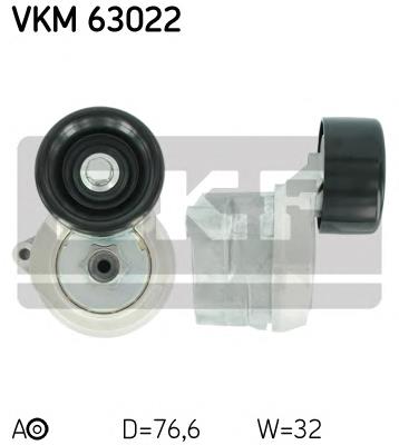 Натягувач приводного ременя SKF VKM63022