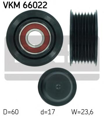 Ролик приводного ременя, паразитний VKM66022 SKF