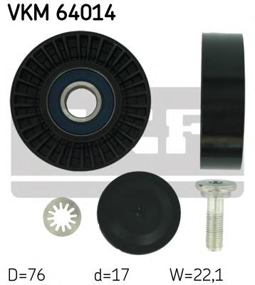 Купити VKM64014 SKF Ролик приводного ременя, паразитний