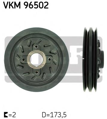 Шків колінвала (демпфер ) SKF VKM96502 ціна, від 58.06 USD