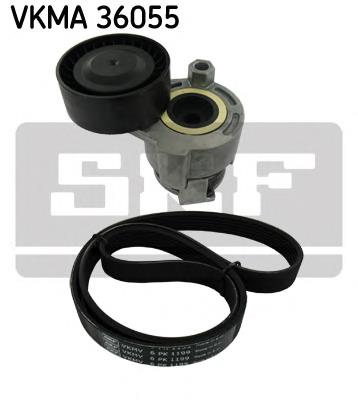 Ремінь приводний, агрегатів, комплект SKF VKMA36055 ціна, від 49.76 USD