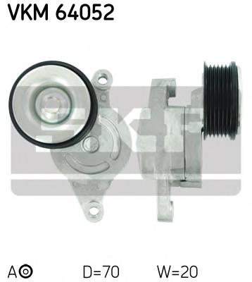 Купити VKM64052 SKF Натягувач приводного ременя