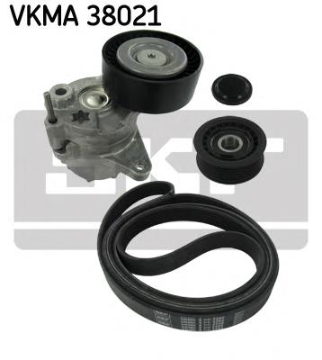 Ремінь приводний, агрегатів, комплект SKF VKMA38021