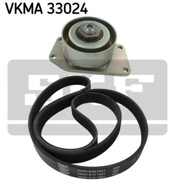 VKMA33024 SKF ремінь приводний, агрегатів, комплект