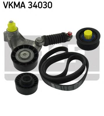 Ремінь приводний, агрегатів, комплект SKF VKMA34030 ціна, від 128.81 USD
