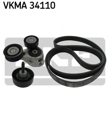 Ремінь приводний, агрегатів, комплект VKMA34110 SKF
