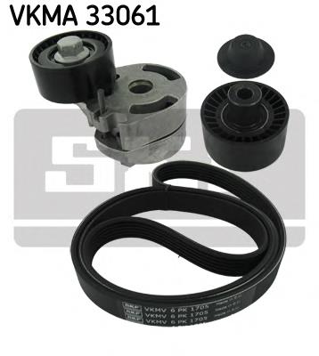 Ремінь приводний, агрегатів, комплект SKF VKMA33061