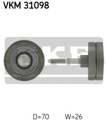 VKM31098 SKF ролик приводного ременя, паразитний