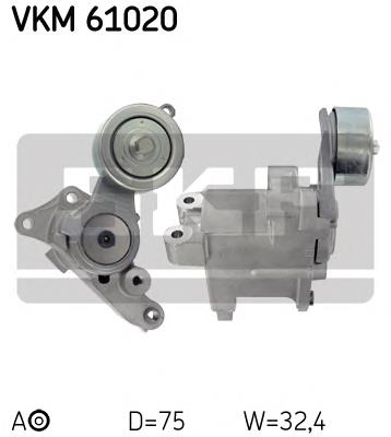 Купити VKM61020 SKF Натяжний ролик