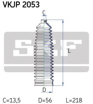 Пильник рульової тяги SKF VKJP2053 ціна, від 8.66 USD