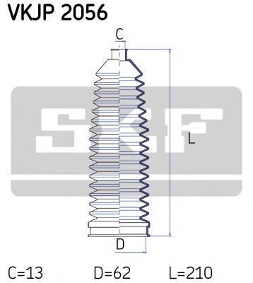 Пильник рульової рейки VKJP2056 SKF