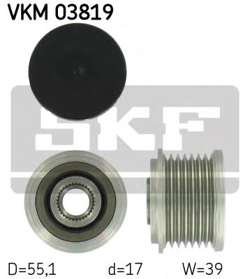 VKM03819 SKF шків генератора