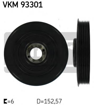 VKM93301 SKF Демпфер колінвалу