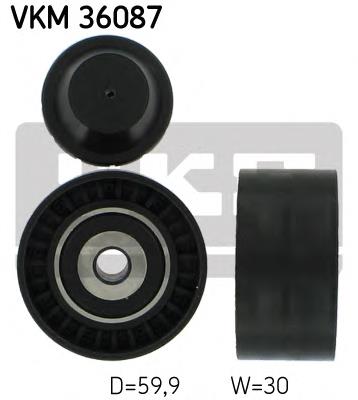 Ролик приводного ременя, паразитний VKM36087 SKF