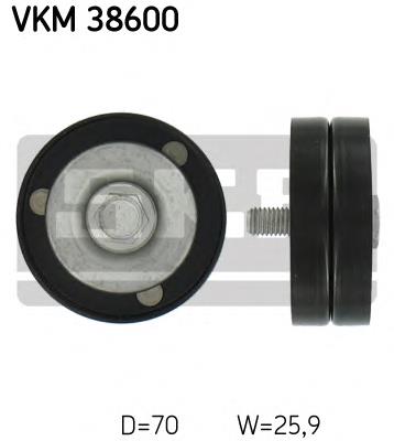 VKM38600 SKF ролик натягувача приводного ременя