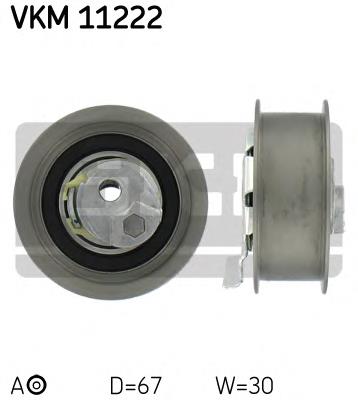 Ролик натягувача ременя ГРМ VKM11222 SKF