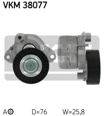 Купити VKM38077 SKF Натягувач приводного ременя