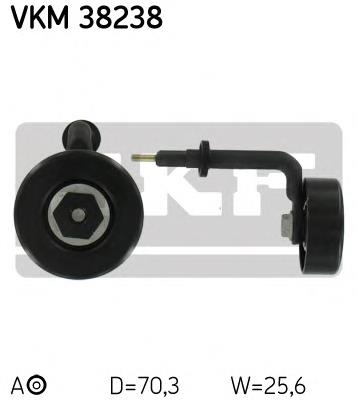 VKM38238 SKF Ролик натяжителя ременя агрегатів