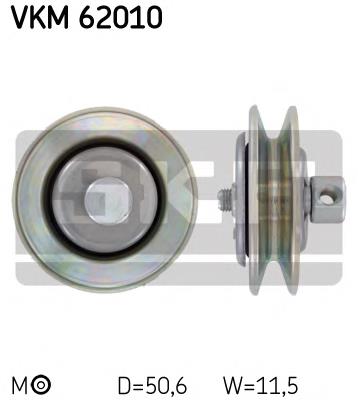 Ролик приводного ременя, паразитний SKF VKM62010