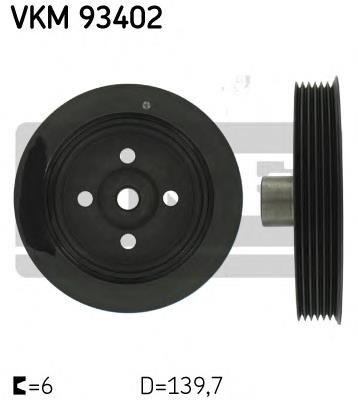 Шків колінвала VKM93402 SKF