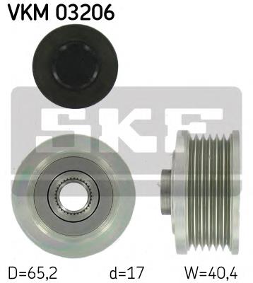 Інерційний шків SKF VKM03206 ціна, від 28.61 USD