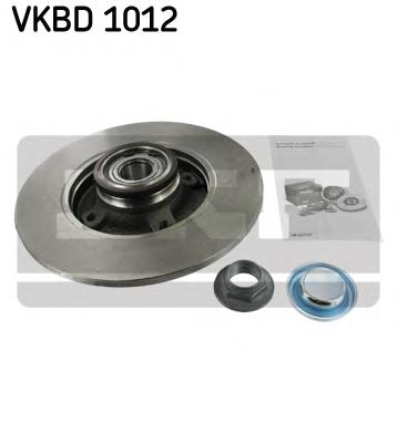 VKBD1012 SKF диск гальмівний задній
