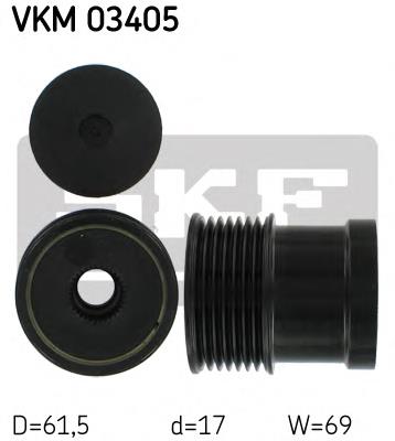 Інерційний шків SKF VKM03405 ціна, від 36.55 USD