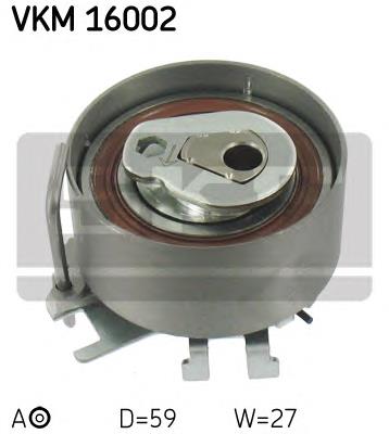 Ролик натягувача ременя ГРМ VKM16002 SKF