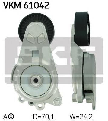 Натяжний ролик SKF VKM61042 ціна, від 11.92 USD
