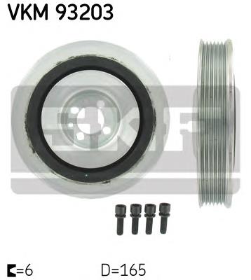 Шків колінвала (демпфер ) SKF VKM93203 ціна, від 76.60 USD