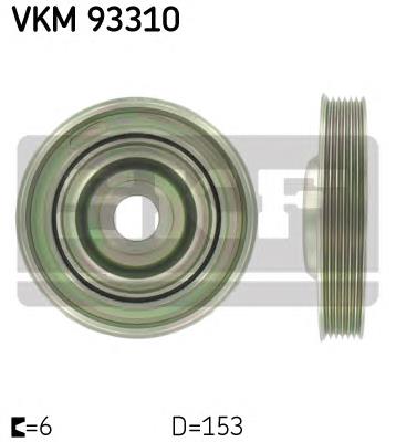 VKM93310 SKF Демпфер колінвалу