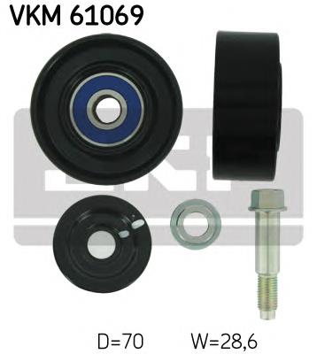 Ролик приводного ременя, паразитний VKM61069 SKF