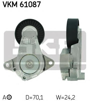 VKM61087 SKF Натяжна планка поліклинового ременя