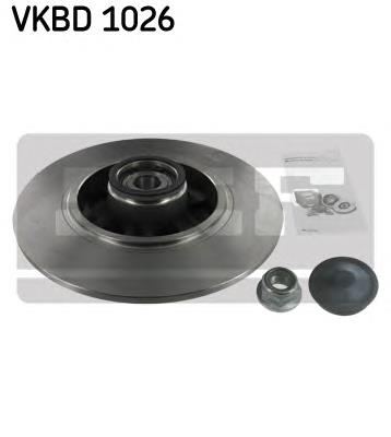 Диск гальмівний задній SKF VKBD1026